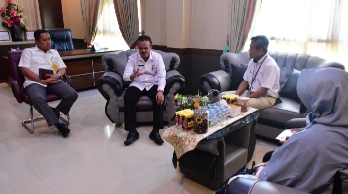 Sekdakab Terima Kunjungan BPS Pohuwato