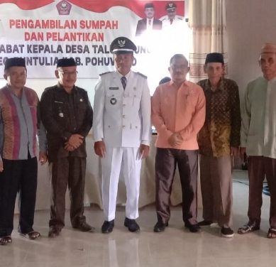 Dirman Rabiasa Resmi Penjabat Kades Taluduyunu
