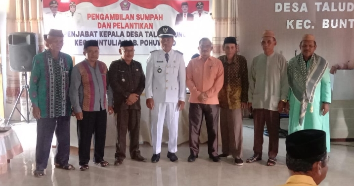 Dirman Rabiasa Resmi Penjabat Kades Taluduyunu
