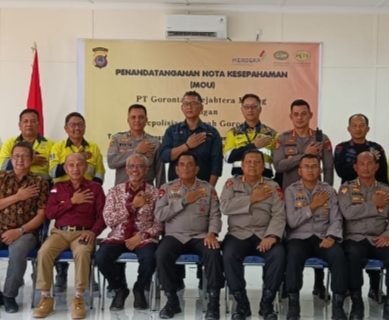 Kapolda Gorontalo Jamin Keamanan Kegiatan Proyek Tambang Emas Pani Gold Project