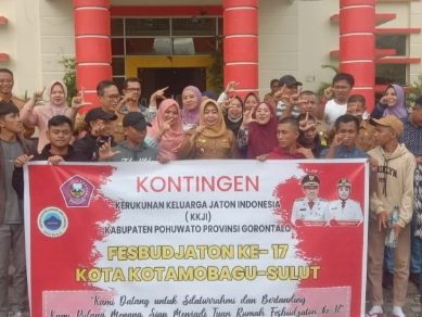 Fesbudaton di Kotamobagu, Wabup Lepas KKJI Pohuwato