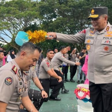 89 Personel Polda Gorontalo Naik Pangkat, Satu Diantaranya Kabid Humas Polda Gorontalo