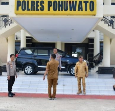 HUT Proklamasi RI Ke – 78, Di Pusatkan Di Polres Pohuwato.