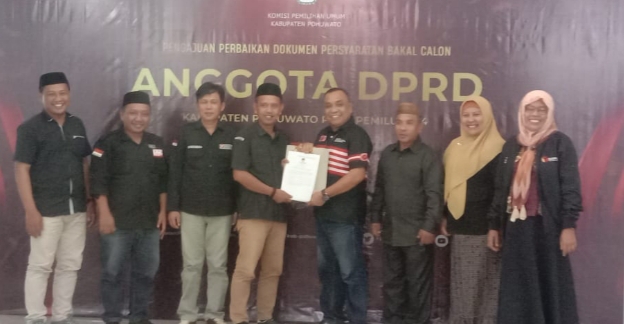 PKN Partai Ketujuh Tuntaskan Berkas Dokumen Bacaleg DPRD Pohuwato