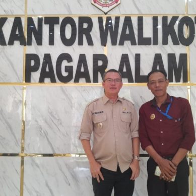 Terima Pengurus DPC PJS Kota Pagaralam, Walikota Siap Sukseskan Rakernas di Bumi Sriwijaya