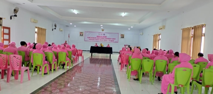Bhayangkari Pohuwato Fokus pencegahan Sosialisasi Kekerasan Anak