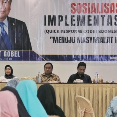 Wabup Pohuwato Hadiri Sosialisasi Implementasi Fitur Qris  Oleh Bank Indonesia