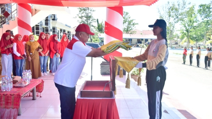 Gladi Persiapan HUT Proklamasi RI, Bupati Pohuwato Bertindak Irup