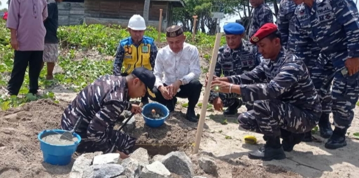 Bupati Saipul Mbuinga Sambut Baik Kehadiran Pos TNI AL Di Pohuwato