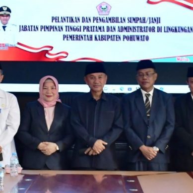 Dilantik Bupati Saipul, Hamkawaty Mbuinga Ke Sekwan, Mahyudin Ahmad Bergeser Ke Asisten