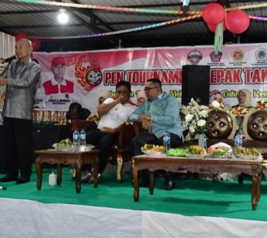 Bupati Pohuwato Apresiasi Pelaksanaan Open Turnamen Takraw Menjadi  Sarana  Silaturahmi