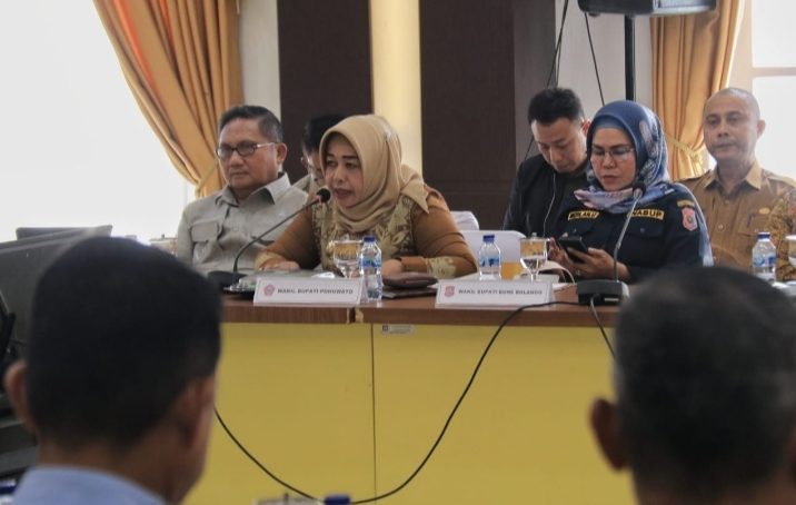 Wabup Suharsi Igirisa, Hadiri Rapat Forkopimda Provinsi Gorontalo Diperluas