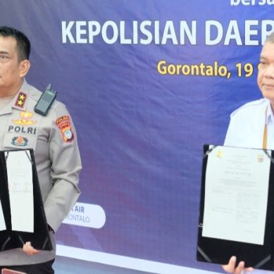 POLDA GORONTALO JALIN KERJA SAMA DENGAN BALAI SUNGAI SULAWESI II