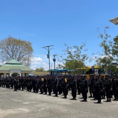 Pasca Kerusuhan Di Pohuwato,, 200 Personel Brimob Polda Sulut BKO Polda Gorontalo 