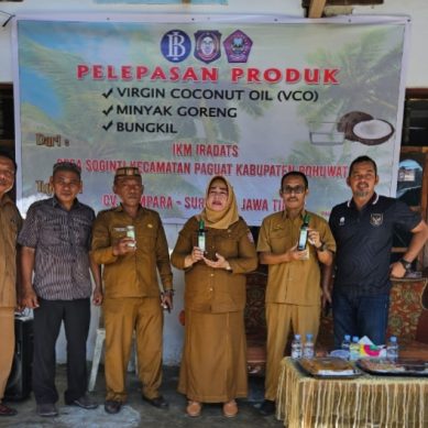 Ekspor Hasil Olahan Produk Virgin Coconut Oil, IKM Iradats,  Dilepas Wabup Pohuwato,