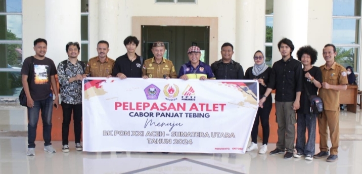 Bupati Pohuwato, Lepas Atlit Panjat Tebing Bandung Arisandi Ke Pra PON 2023 Di Semarang