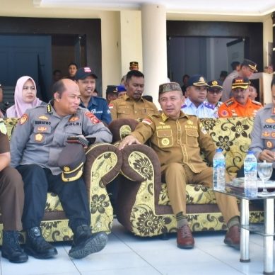 Bupati Saipul Mbuinga Suport Pengamanan Pemilu Di Kabupaten Pohuwato