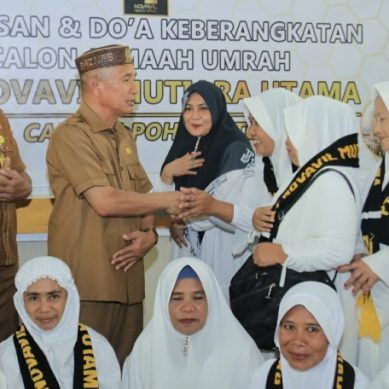 Ke Tanah Suci Mekah, Bupati Saipul Mbuinga Doakan Jamaah Umroh Kabupaten Pohuwato