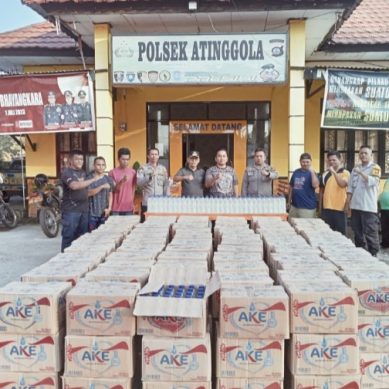 Polres Gorut Sita 2,8 Ton Cap Tikus Yang Diselundupkan Ke Gorontalo