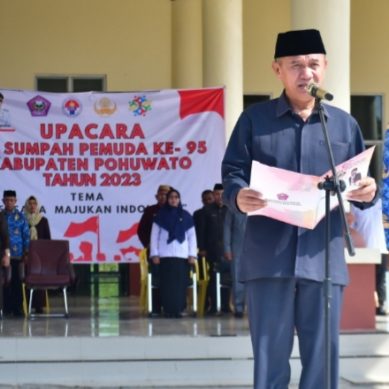Bupati Pohuwato Pimpin Upacara Sumpah Pemuda Di Rangkaikan Dengan Apel Korpri