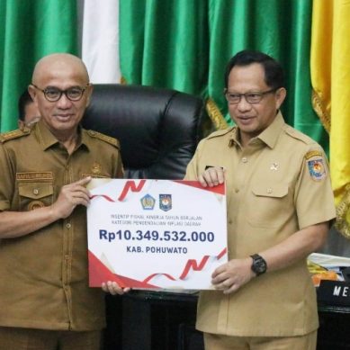 Kabupaten Pohuwato Dapat Insentif Fiskal Dari Pemerintah Pusat