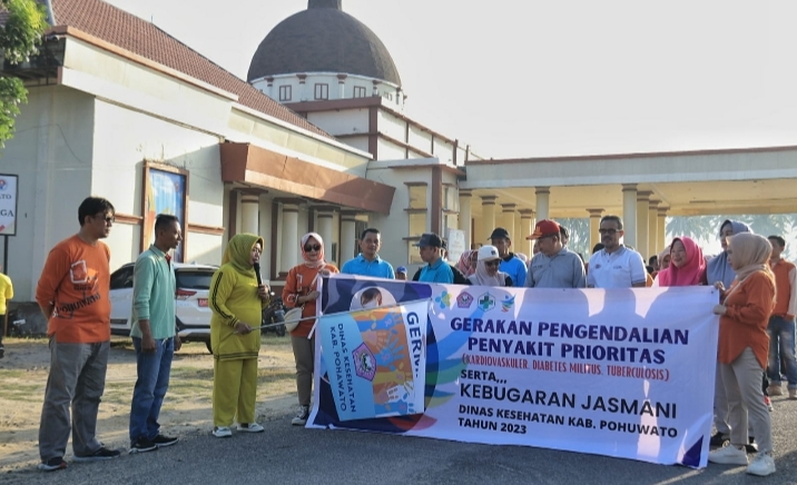 Hari Kesehatan Nasional Ke – 59 Tingkat Kabupaten Pohuwato, Hari Ini Di Canangkan