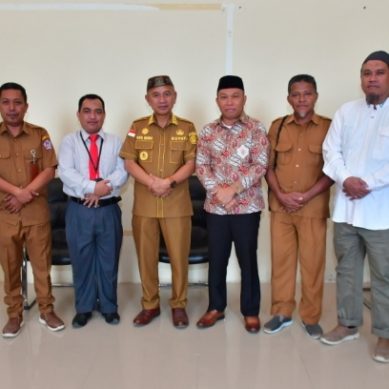 Bahas Sekolah Tinggi Ilmu Pertambangan, Bupati Saipul Mbuinga Terima Pengurus Muhammadiyah Pohuwato