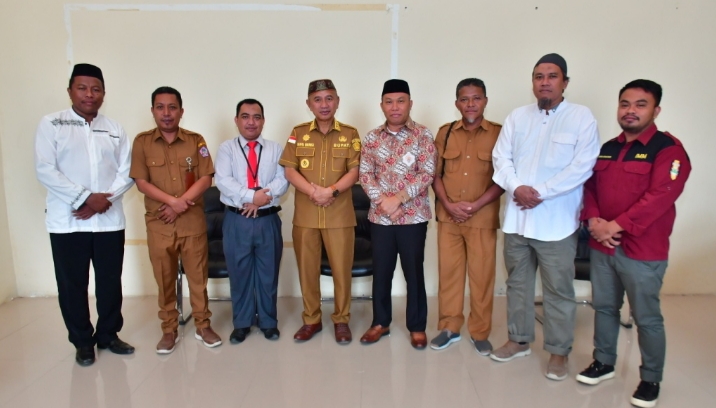 Bahas Sekolah Tinggi Ilmu Pertambangan, Bupati Saipul Mbuinga Terima Pengurus Muhammadiyah Pohuwato