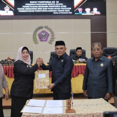 Di Hadiri Wabup Suharsih Igirisa, Paripurna DPRD Ke – 52 Sukses Dilaksanakan