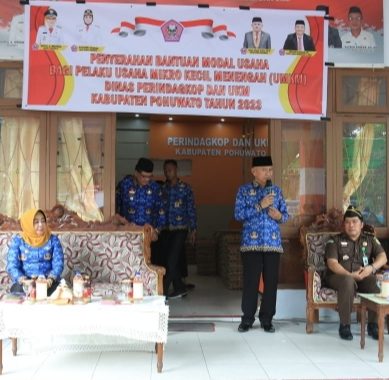 Sebanyak 562 Pelaku UKM Di Pohuwato Terima Bantuan