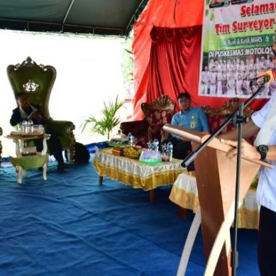 Bupati Pohuwato Buka Kegiatan Re-Akreditasi Puskesmas Randangan Oleh Tim Surveyor Dari Kemenkes RI,