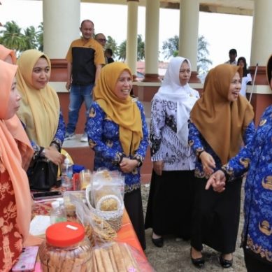 Kegiatan Bazar DWP, Di Tinjau Bupati Dan Wabup Pohuwato