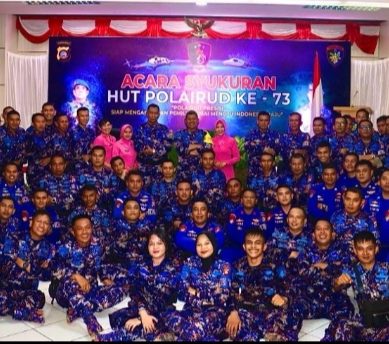Polda Gorontalo Gelar Syukuran Perayaan HUT Ke-73 Polairud