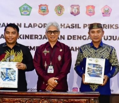 Bupati Pohuwato Terima Laporan Hasil Pemeriksaan Semester 3 Tahun 2023 Dari BPK RI