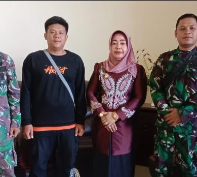 Wabup SuKunjungan Silaturahmi Anggota TNI KC, Di Sambut Wabup Pohuwato Suharsih Igirisa