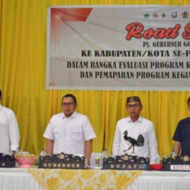 Bupati Saipul Mbuinga Sambut Road Show Pj. Gubernur Gorontalo Di Pohuwato