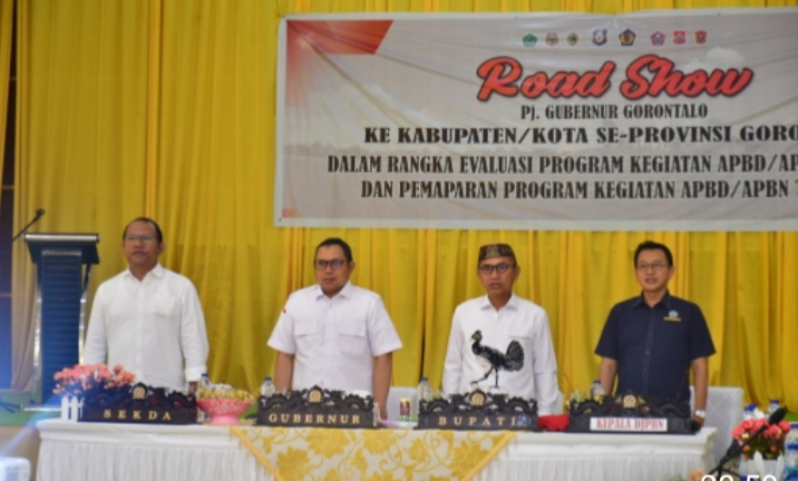 Bupati Saipul Mbuinga Sambut Road Show Pj. Gubernur Gorontalo Di Pohuwato