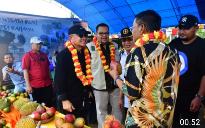 Ke Kabupaten Parimo, Bupati  Saipul A. Mbuinga Hadiri Peresmian Agrowisata Tirta Rahayu