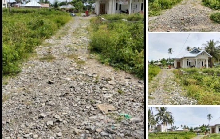 Jalan Desa Botubilotahu Kecamatan Marisa Terkesan Di Kerjakan Asal Asalan