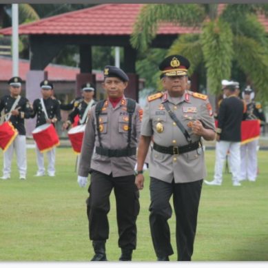 Kapolda Gorontalo Pimpin Upacara Pembukaan Pendidikan Bintara Polri Gel.I T.A.2024