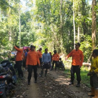 Warga Maleo Poptim Pohuwato Ditemukan Tim Basarnas, Setelah Hilang Tiga Hari Di Hutan