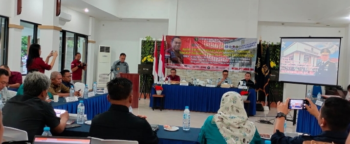 Divisi Keimigrasian Gorontalo Gelar Rapat  Pengawasan Orang Asing