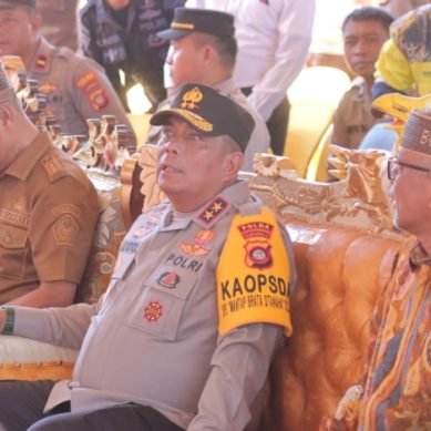 Kapolda Gorontalo Hadiri Syukuran Markas Pospol Buntulia Polres Pohuwato