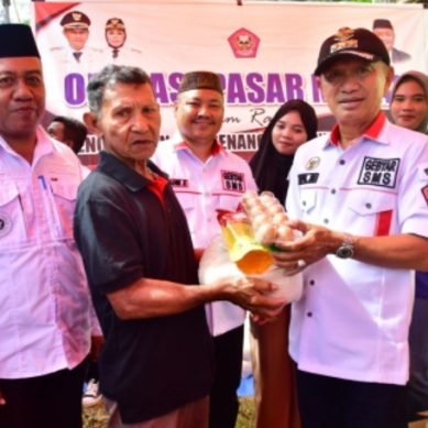Pemkab Pohuwato Gelar  Operasi Pasar Murah Di Desa Bohusami