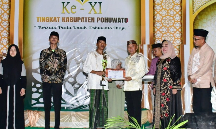 Kecamatan Paguat Juara Umum MTQ XI Tingkat Kabupaten Pohuwato
