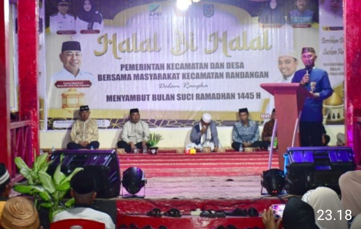 Bupati Saipul Mbuinga Hadiri Halal Bi Halal Pemkec Randangan