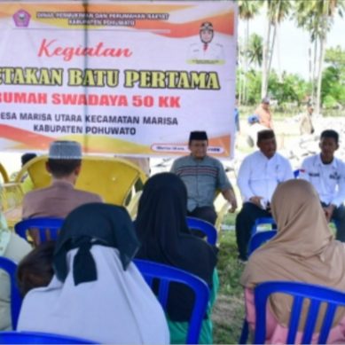 Pemkab Pohuwato Wujudkan Rumah Swadaya Di Desa Marisa Utara