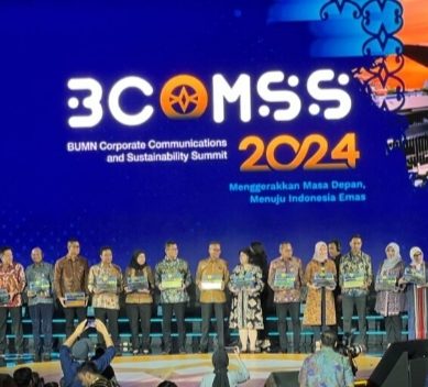 Program Keberlanjutan Bukit Asam (PTBA) Raih Apresiasi di BCOMMS 2024