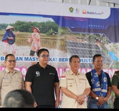 Bukit Asam (PTBA) Gencar Bangun PLTS Untuk Pertanian