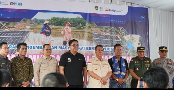 Bukit Asam (PTBA) Gencar Bangun PLTS Untuk Pertanian